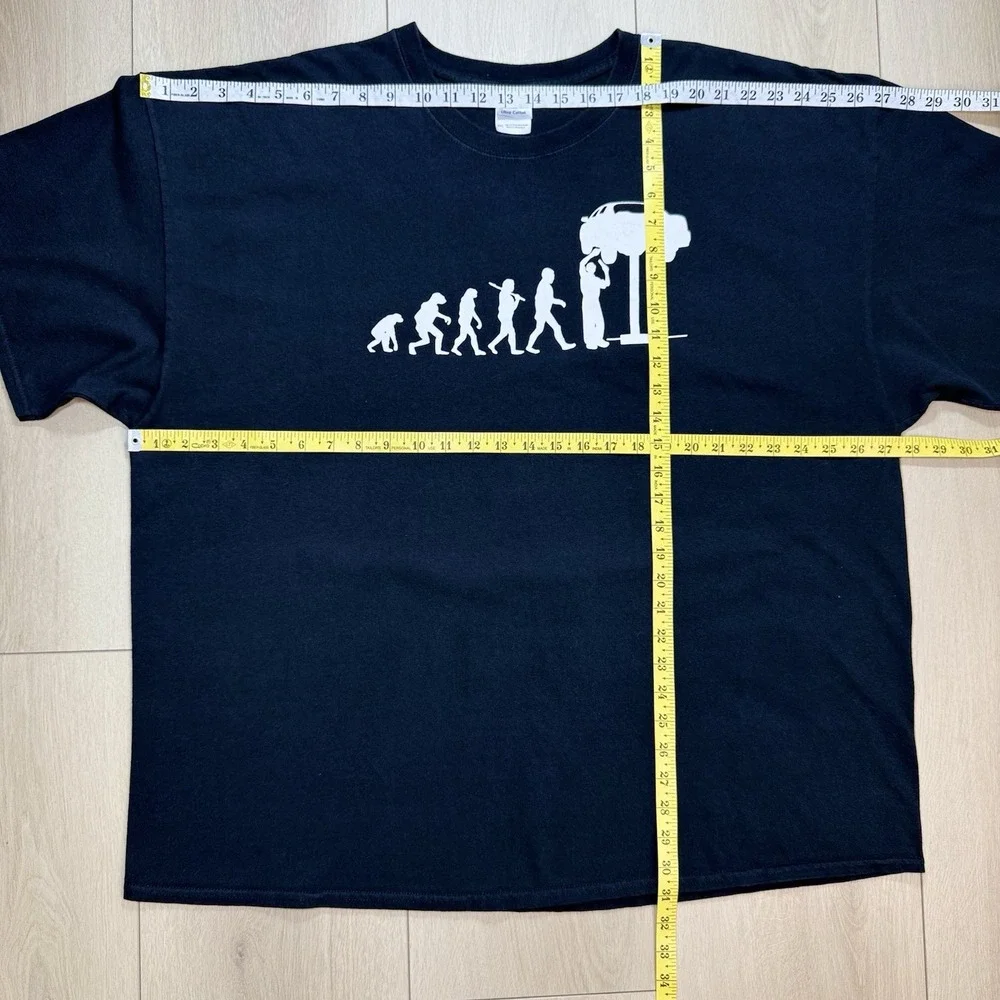 Gildan Mechanic Evolution T Shirt Mens 3XL‎ Black Auto Repair Graphic Tee Funny